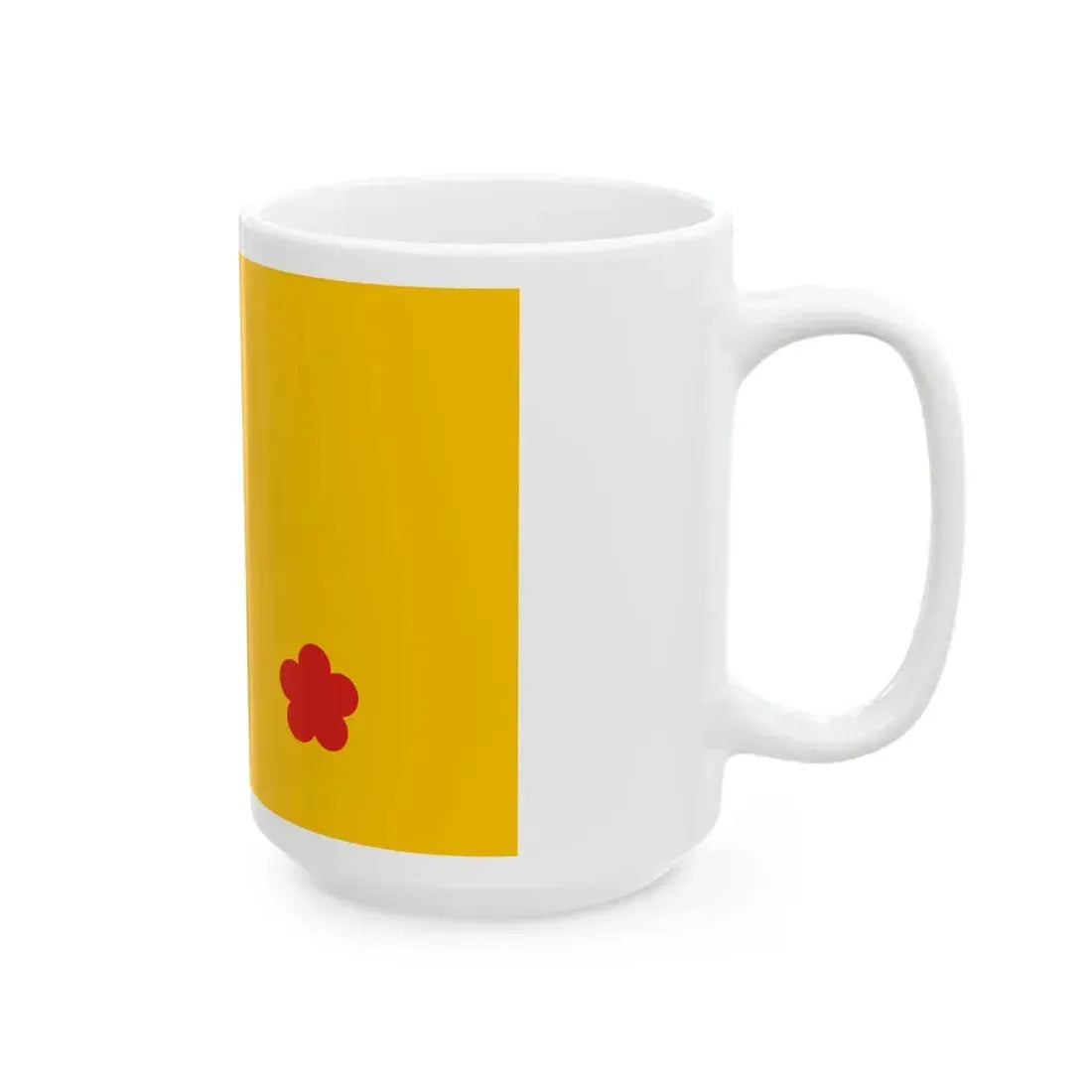 Flag of rear admiral of the Navy of Manchukuo (China) White Coffee Mug - Go Mug Yourself