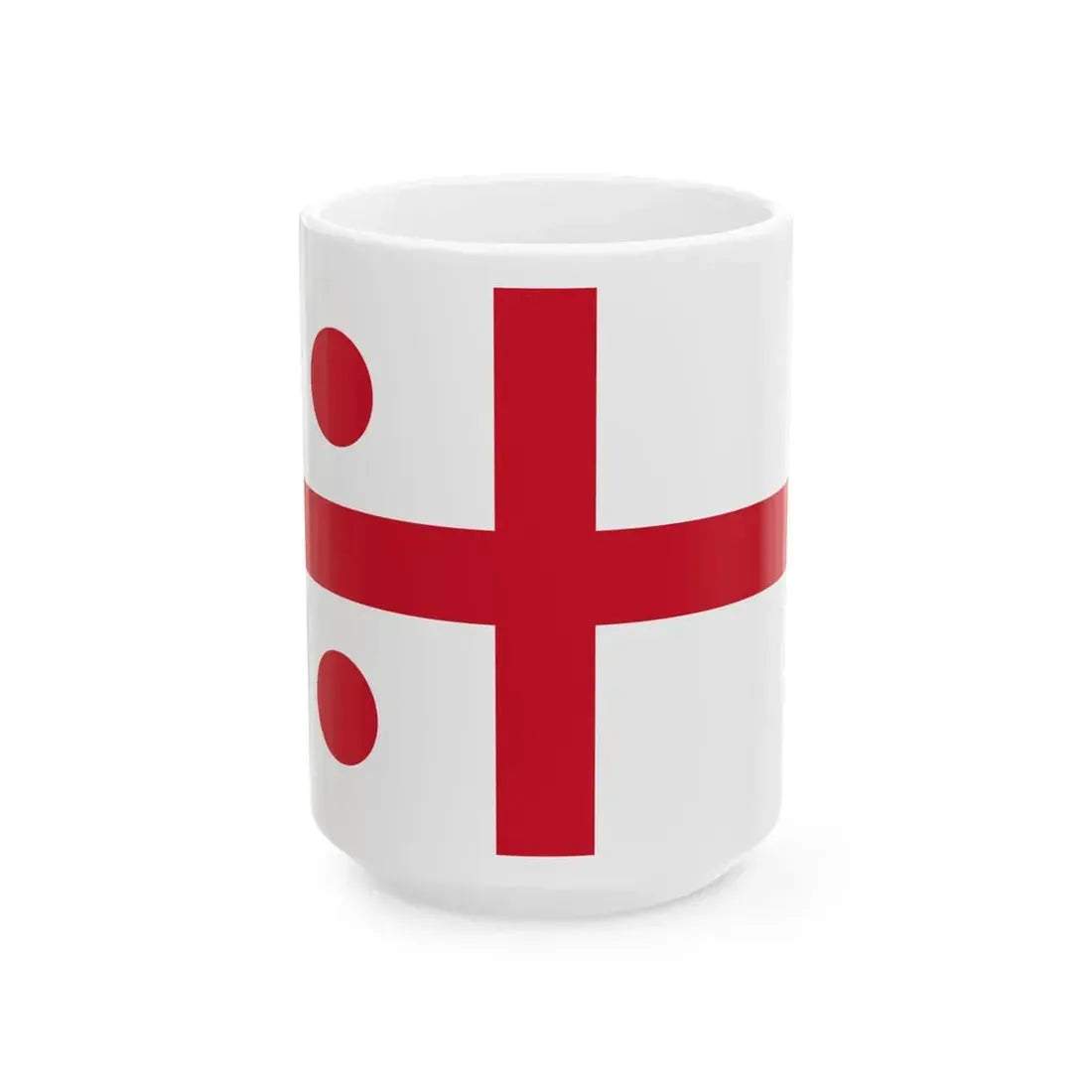 Flag of Rear-Admiral - Royal Navy (Australia) White Coffee Mug 15oz - Go Mug Yourself
