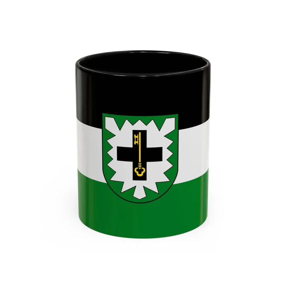Flag of Recklinghausen Germany - Accent Coffee Mug 11oz Black - Go Mug Yourself