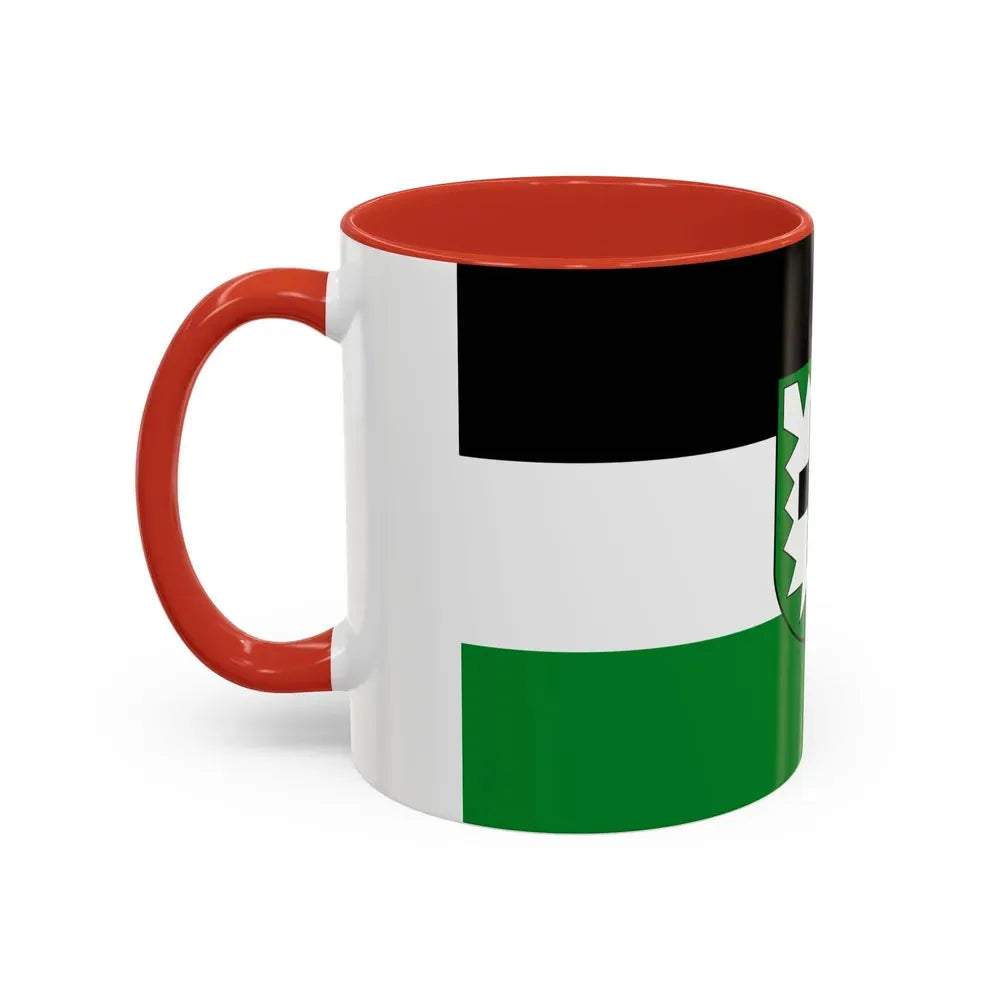 Flag of Recklinghausen Germany - Accent Coffee Mug - Go Mug Yourself