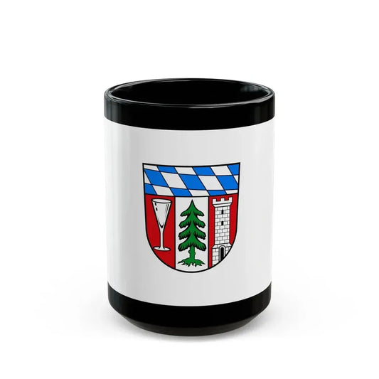 Flag of Regen Germany - Black Coffee Mug 15oz - Go Mug Yourself