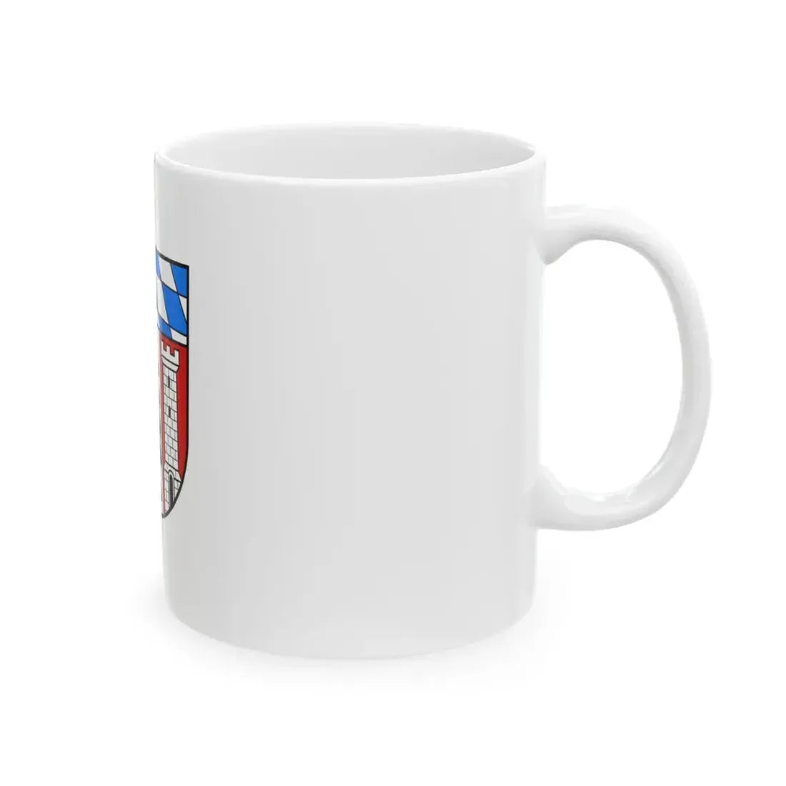 Flag of Regen Germany - White Coffee Mug - Go Mug Yourself