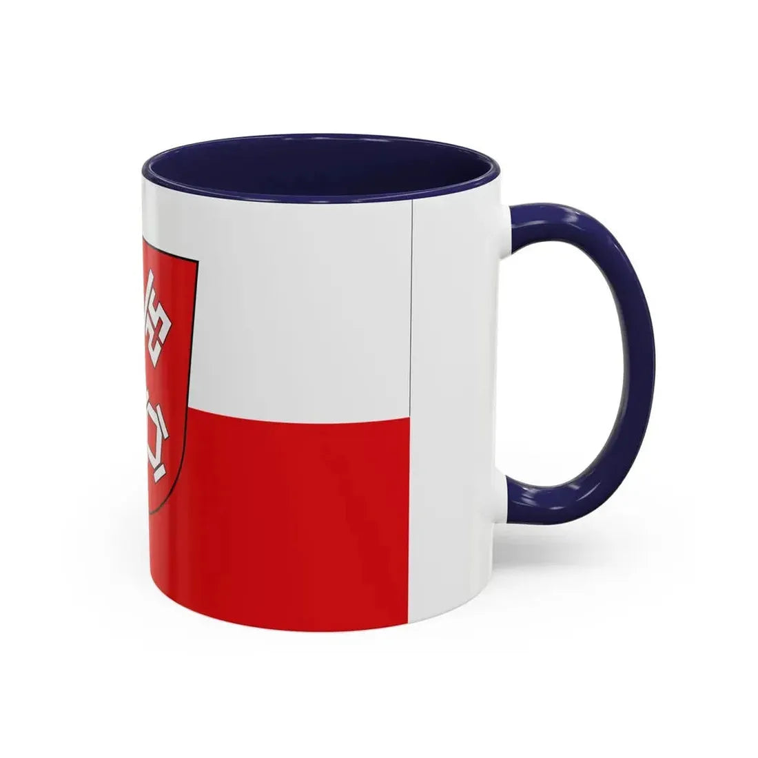 Flag of Regensburg 2 Germany - Accent Coffee Mug - Go Mug Yourself