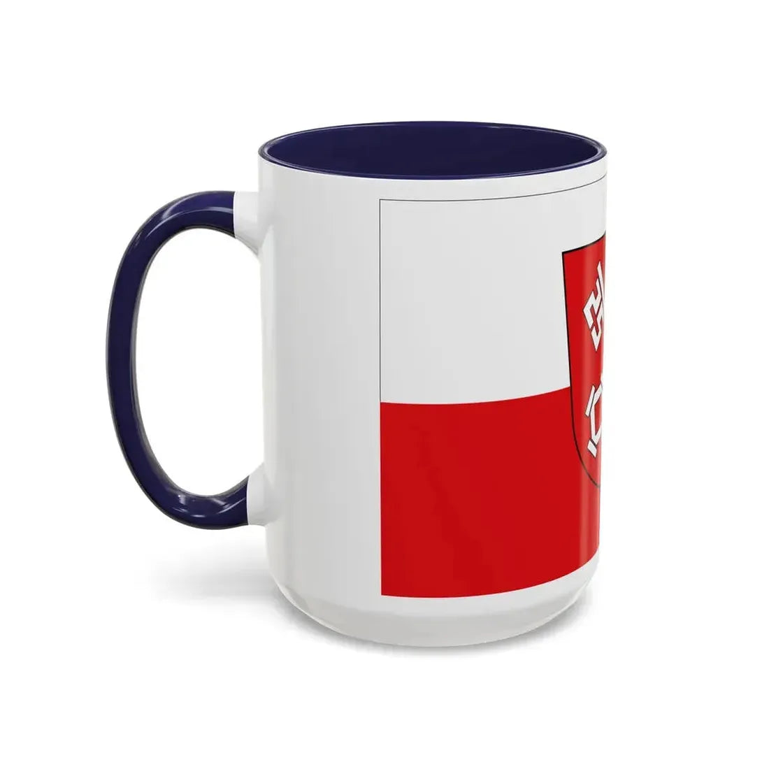 Flag of Regensburg 2 Germany - Accent Coffee Mug - Go Mug Yourself
