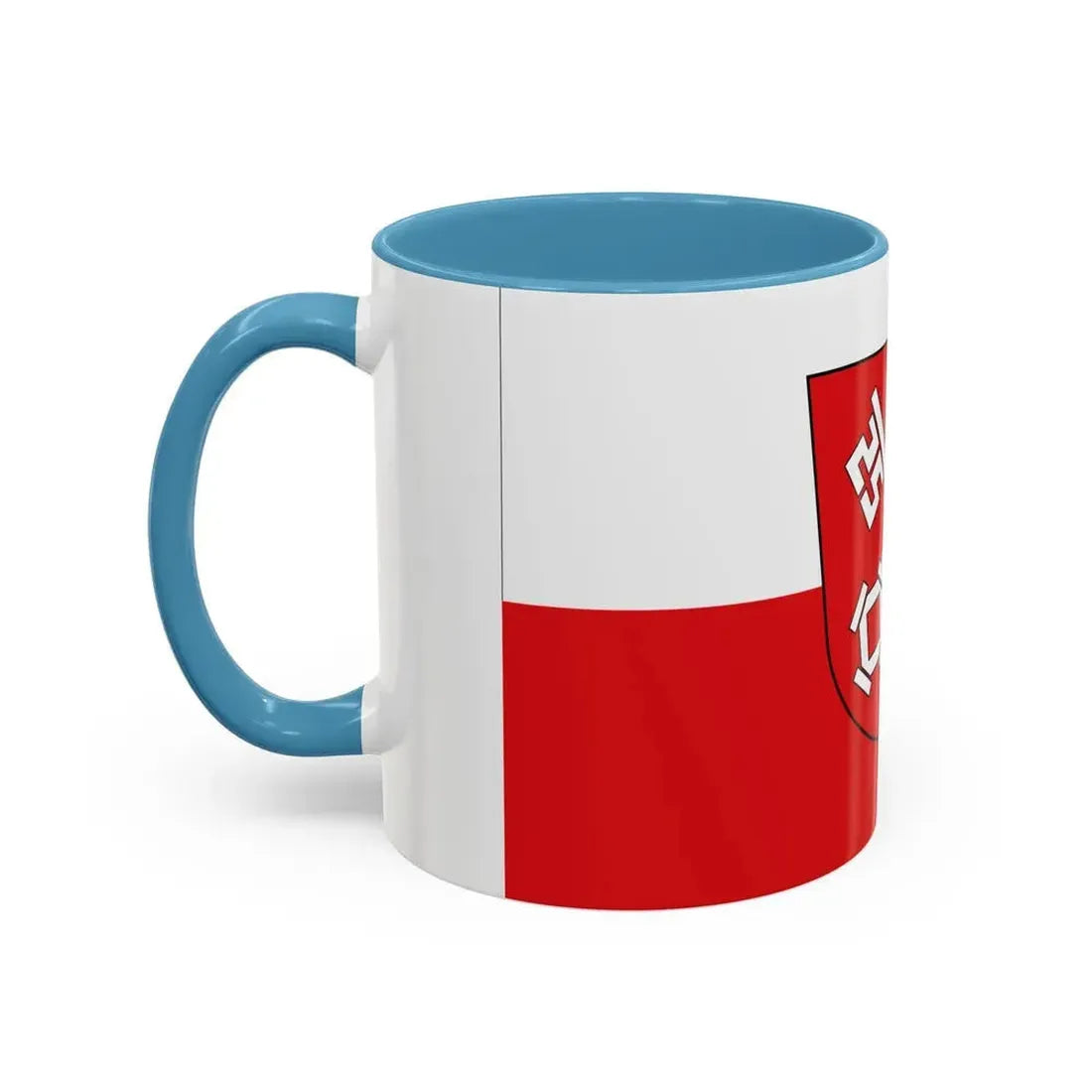 Flag of Regensburg 2 Germany - Accent Coffee Mug - Go Mug Yourself