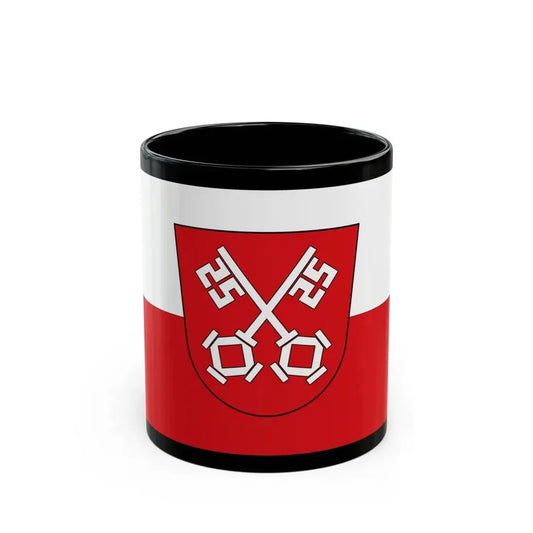 Flag of Regensburg 2 Germany - Black Coffee Mug 11oz - Go Mug Yourself