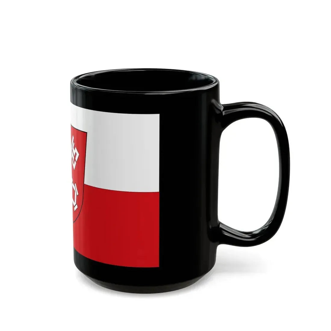 Flag of Regensburg 2 Germany - Black Coffee Mug - Go Mug Yourself