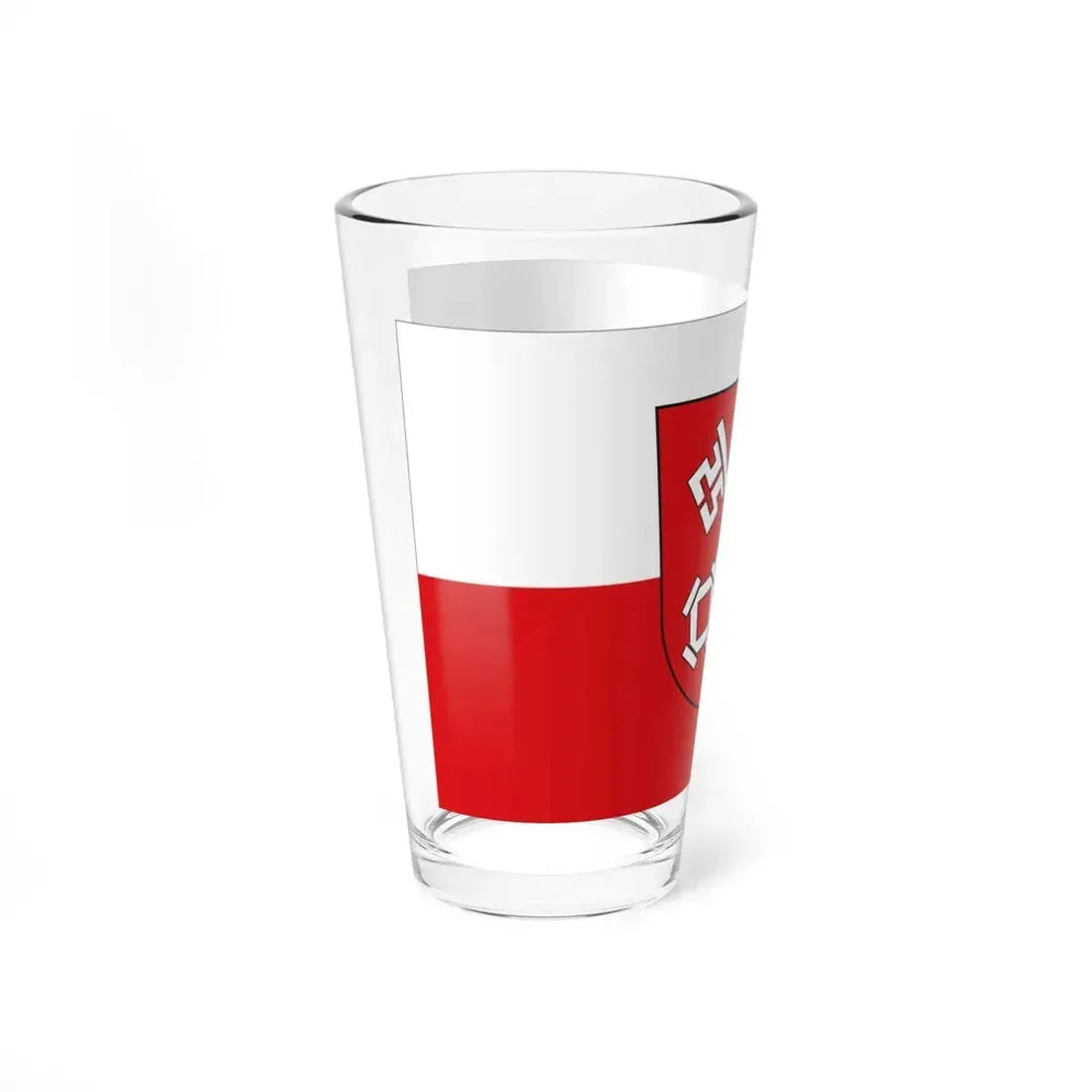Flag of Regensburg 2 Germany - Pint Glass 16oz - Go Mug Yourself