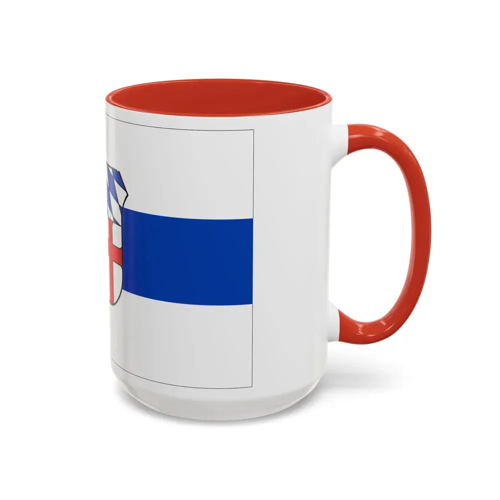 Flag of Regensburg Germany - Accent Coffee Mug - Go Mug Yourself
