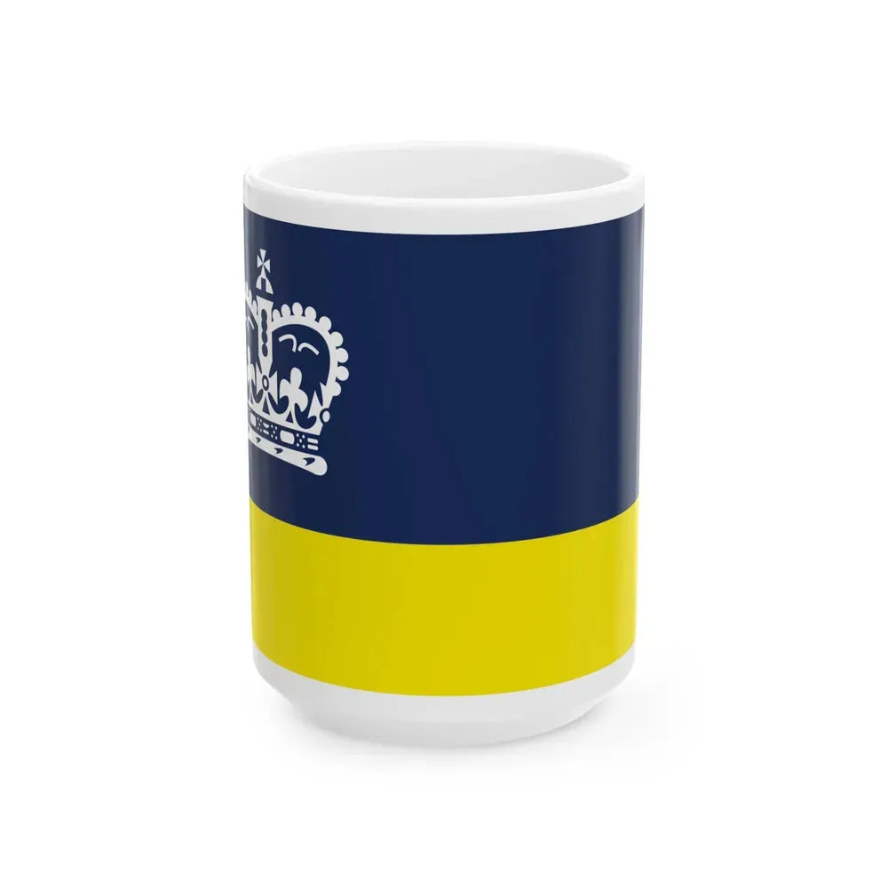 Flag of Regina Canada - White Coffee Mug 15oz - Go Mug Yourself