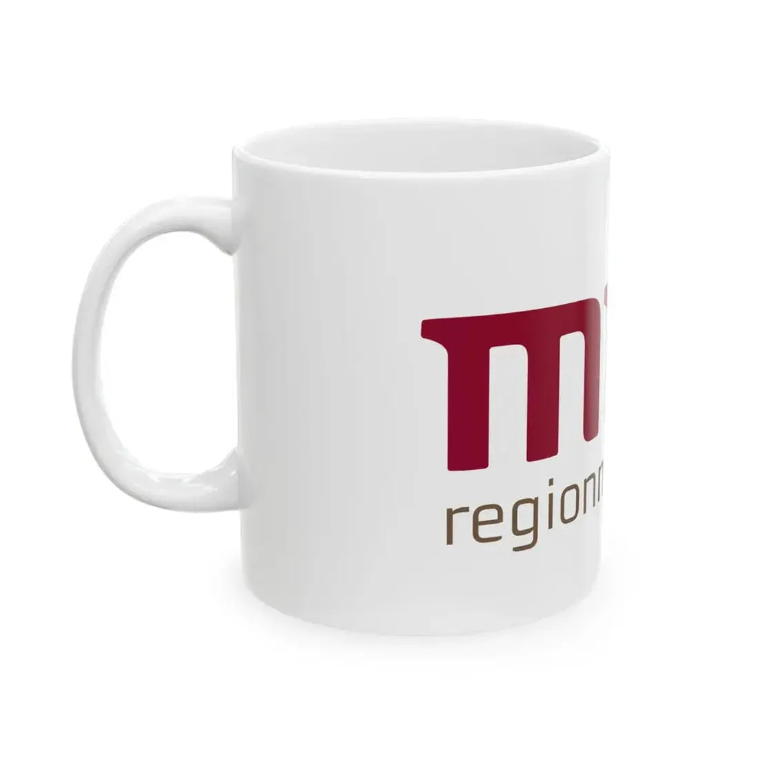 Flag of Region Midtjylland (Denmark) White Coffee Mug - Go Mug Yourself