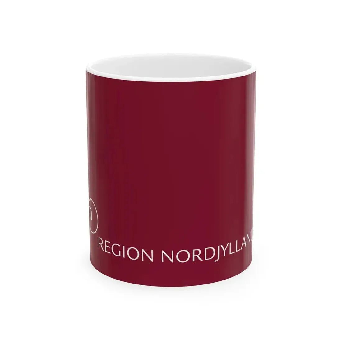 Flag of Region Nordjylland (Denmark) White Coffee Mug 11oz - Go Mug Yourself