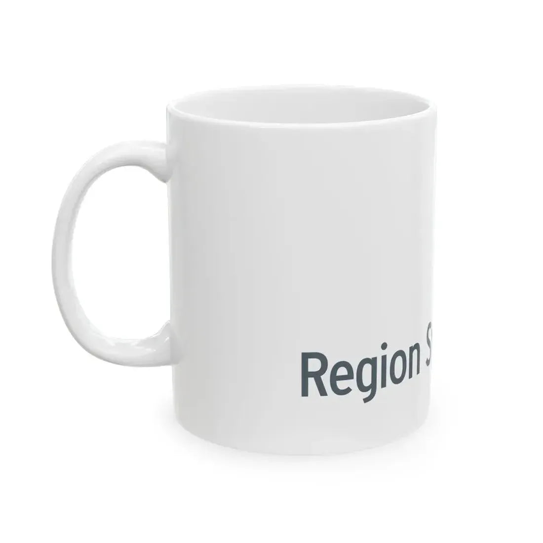 Flag of Region Syddanmark (Denmark) White Coffee Mug - Go Mug Yourself