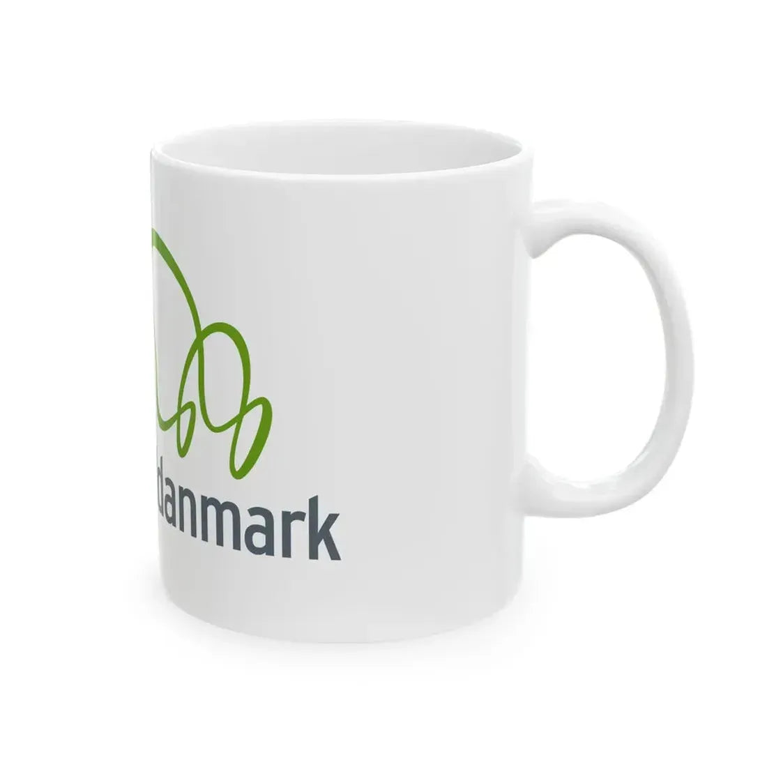 Flag of Region Syddanmark (Denmark) White Coffee Mug - Go Mug Yourself