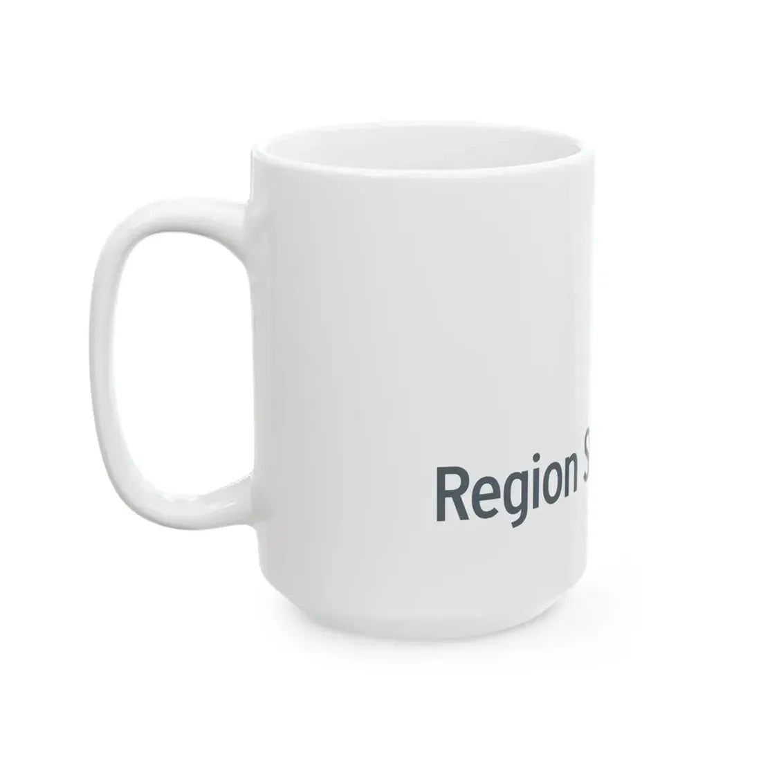 Flag of Region Syddanmark (Denmark) White Coffee Mug - Go Mug Yourself