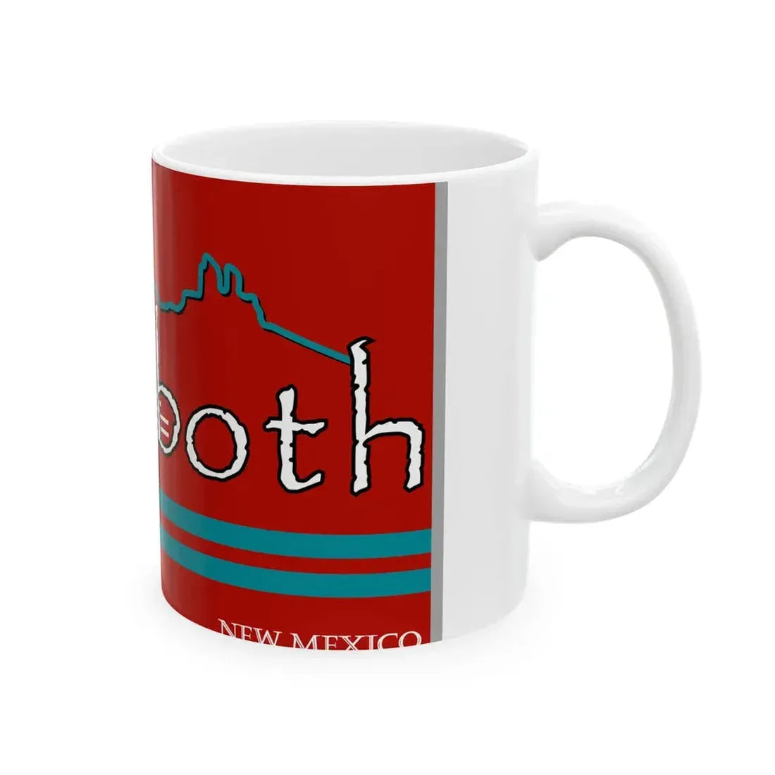 Flag of Rehoboth New Mexico (Mexico) White Coffee Mug - Go Mug Yourself