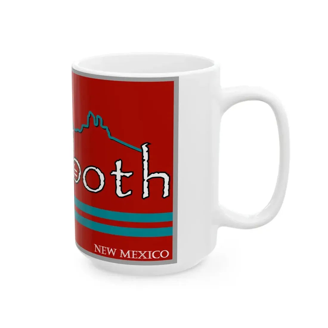 Flag of Rehoboth New Mexico (Mexico) White Coffee Mug - Go Mug Yourself