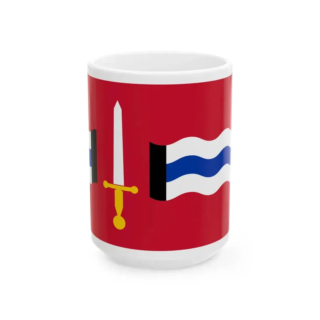 Flag of Reimerswaal (Netherlands) White Coffee Mug 15oz - Go Mug Yourself