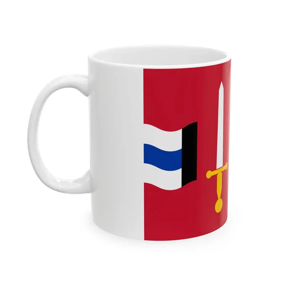 Flag of Reimerswaal (Netherlands) White Coffee Mug - Go Mug Yourself