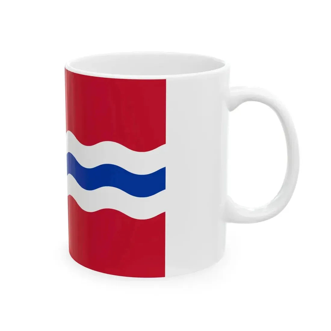 Flag of Reimerswaal (Netherlands) White Coffee Mug - Go Mug Yourself