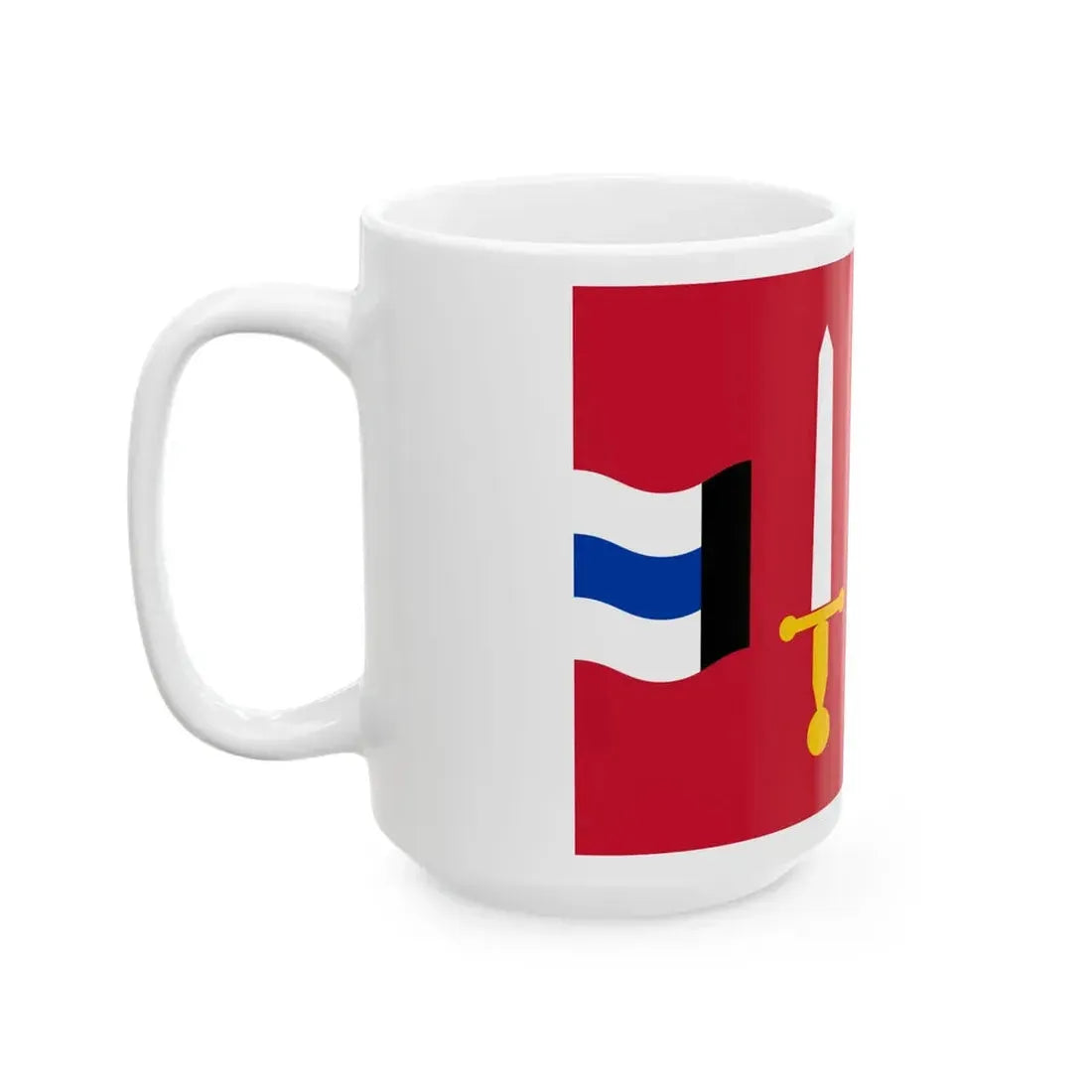 Flag of Reimerswaal (Netherlands) White Coffee Mug - Go Mug Yourself