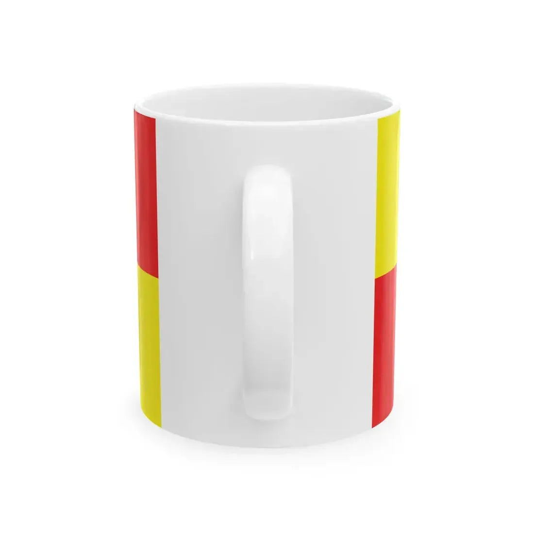 Flag of Rembertow proportions 22-41 (Poland) White Coffee Mug - Go Mug Yourself