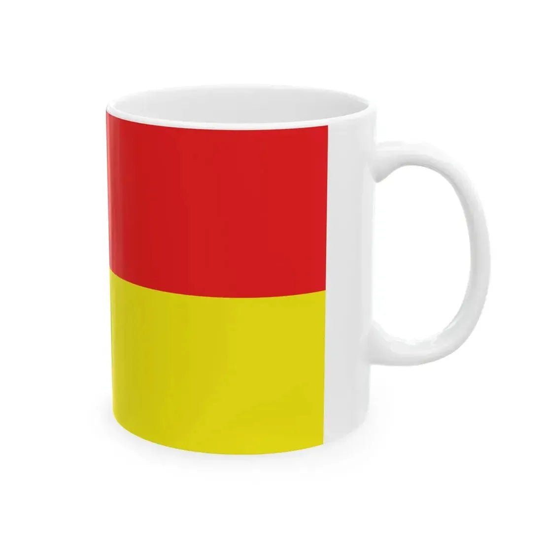 Flag of Rembertow proportions 22-41 (Poland) White Coffee Mug - Go Mug Yourself
