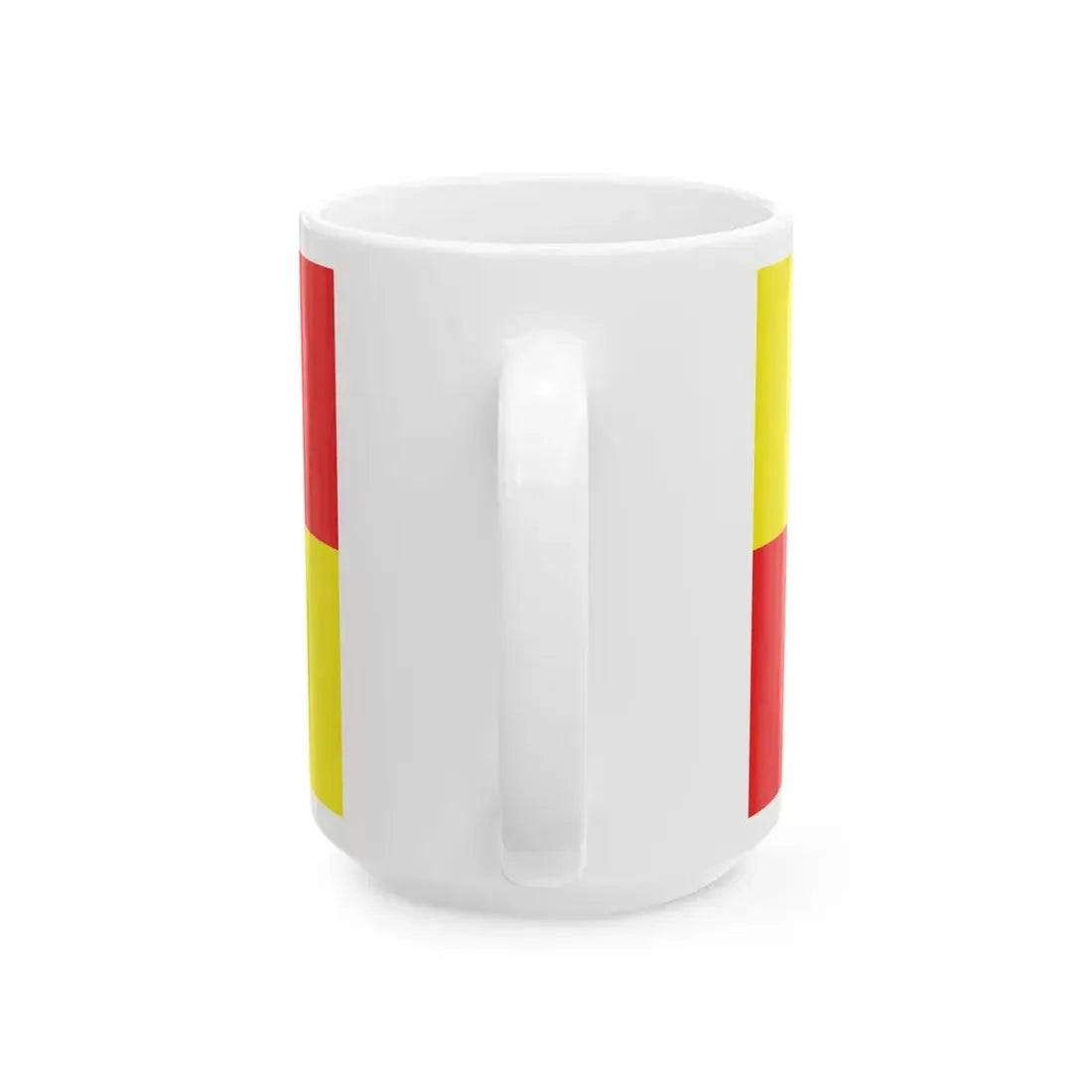 Flag of Rembertow proportions 22-41 (Poland) White Coffee Mug - Go Mug Yourself