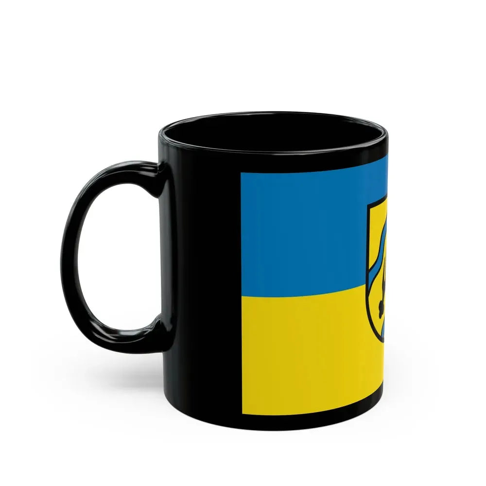 Flag of Rems Murr Kreis Germany - Black Coffee Mug - Go Mug Yourself