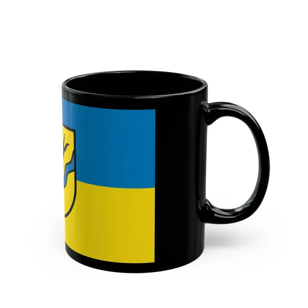 Flag of Rems Murr Kreis Germany - Black Coffee Mug - Go Mug Yourself