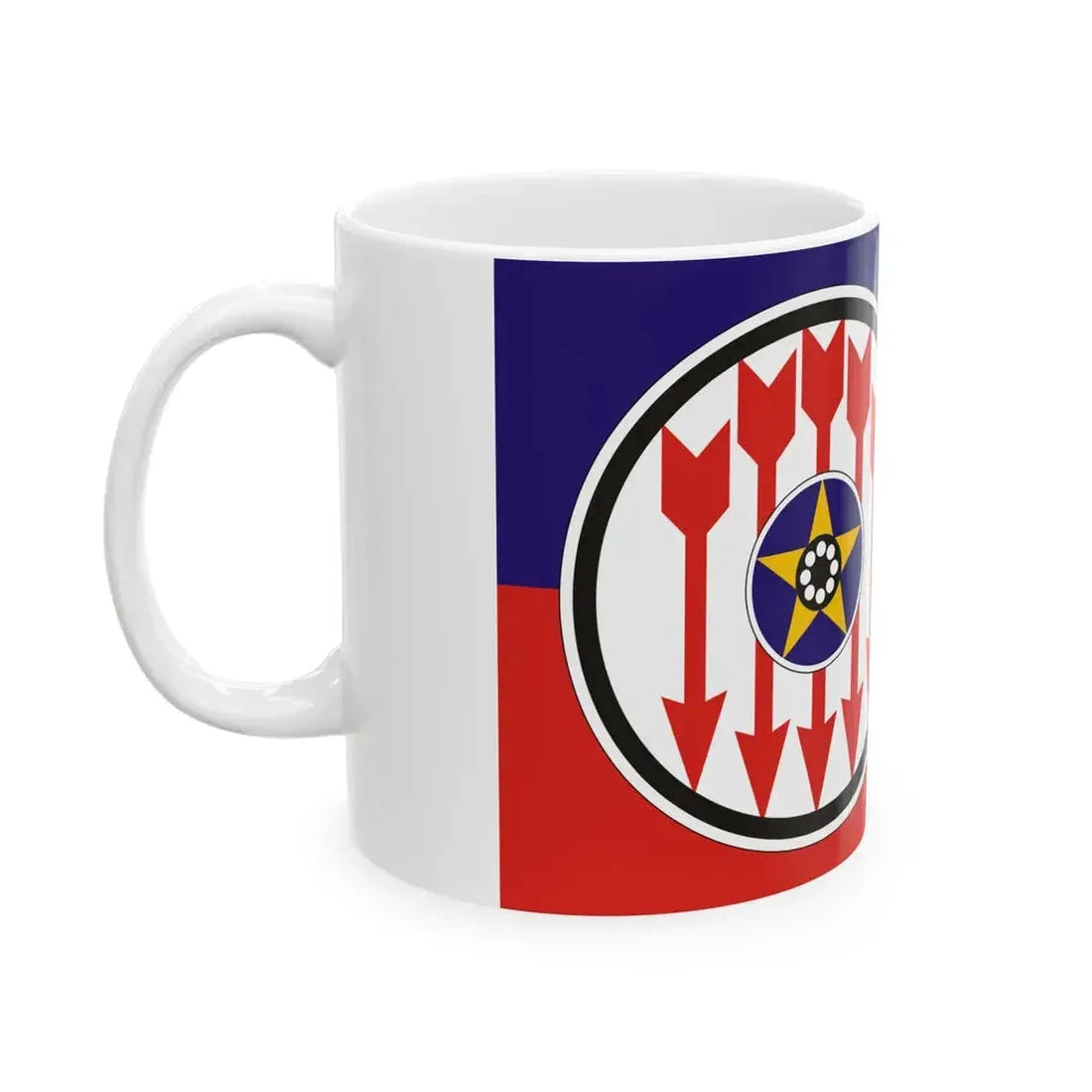 Flag of RENAMO (Mozambique) White Coffee Mug - Go Mug Yourself