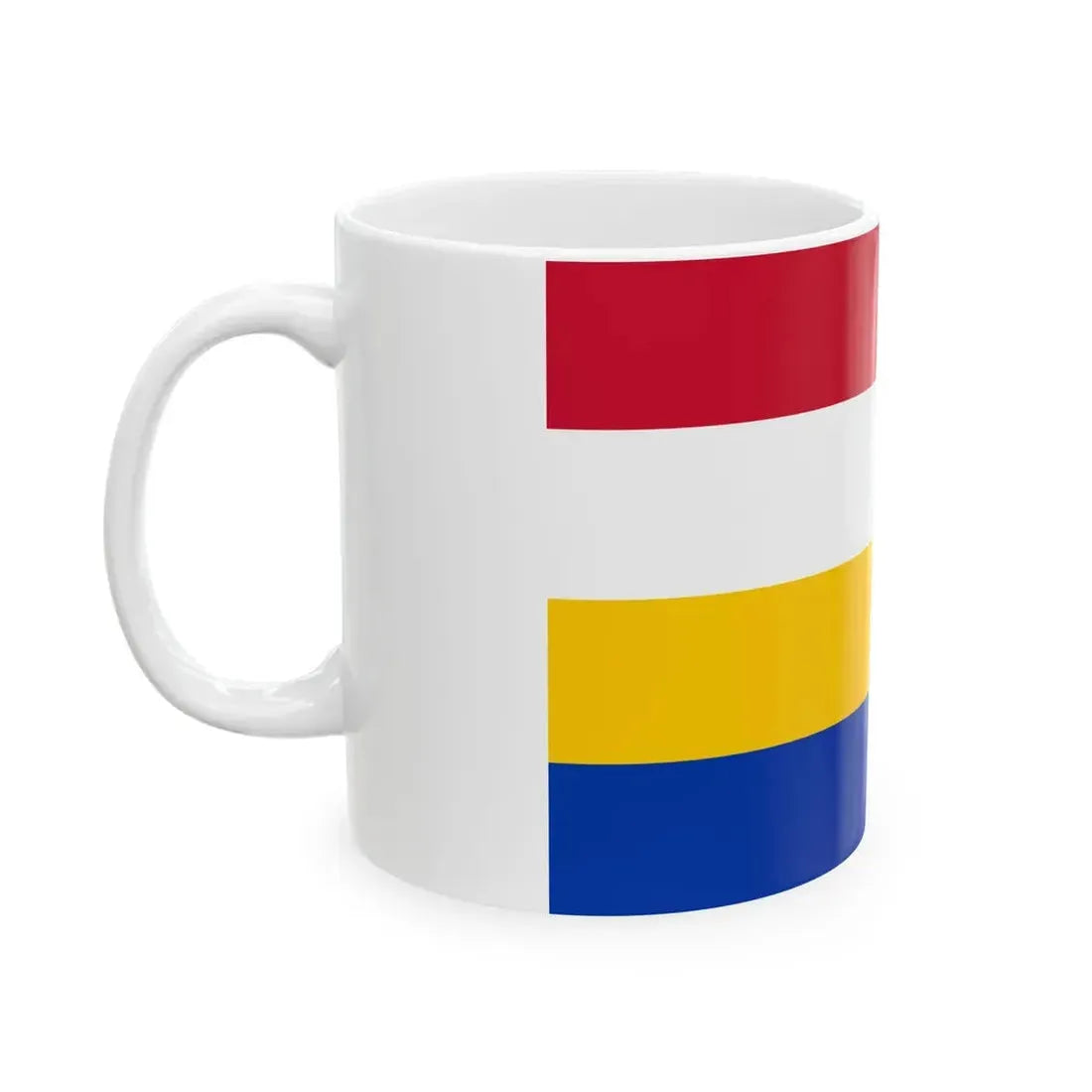 Flag of Renkum (Netherlands) White Coffee Mug - Go Mug Yourself