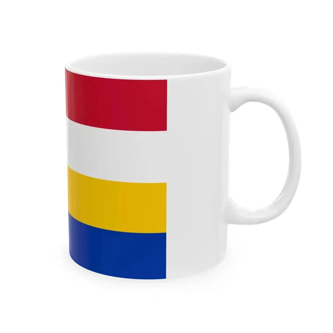 Flag of Renkum (Netherlands) White Coffee Mug - Go Mug Yourself