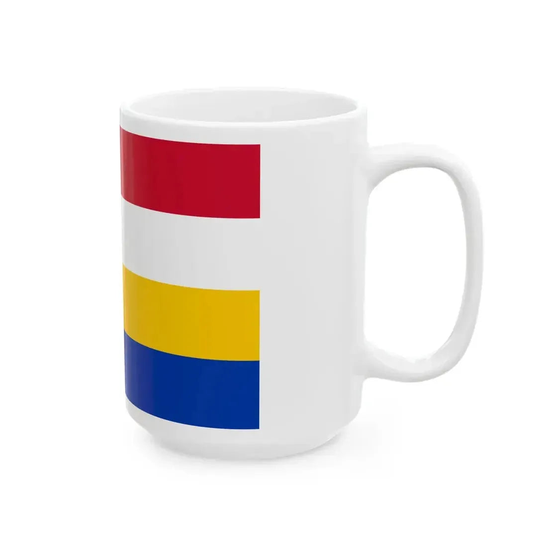 Flag of Renkum (Netherlands) White Coffee Mug - Go Mug Yourself