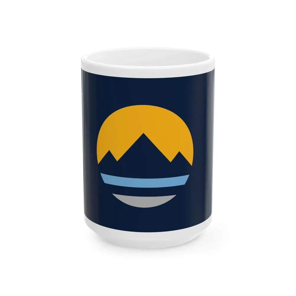 Flag of Reno Nevada (United States) White Coffee Mug 15oz - Go Mug Yourself