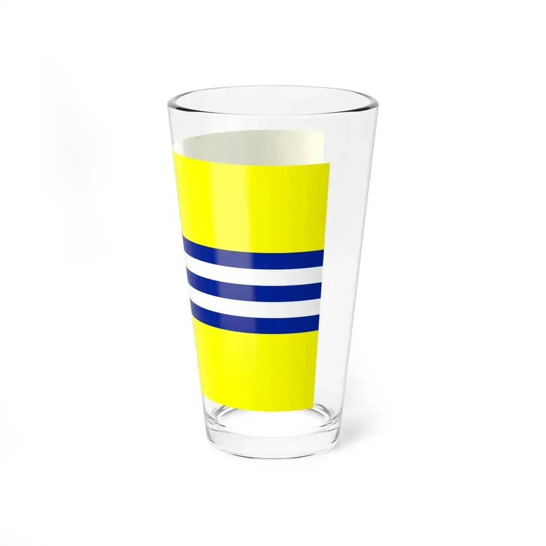Flag of Republic of Cochinchina variant (Vietnam) Pint Glass 16oz - Go Mug Yourself