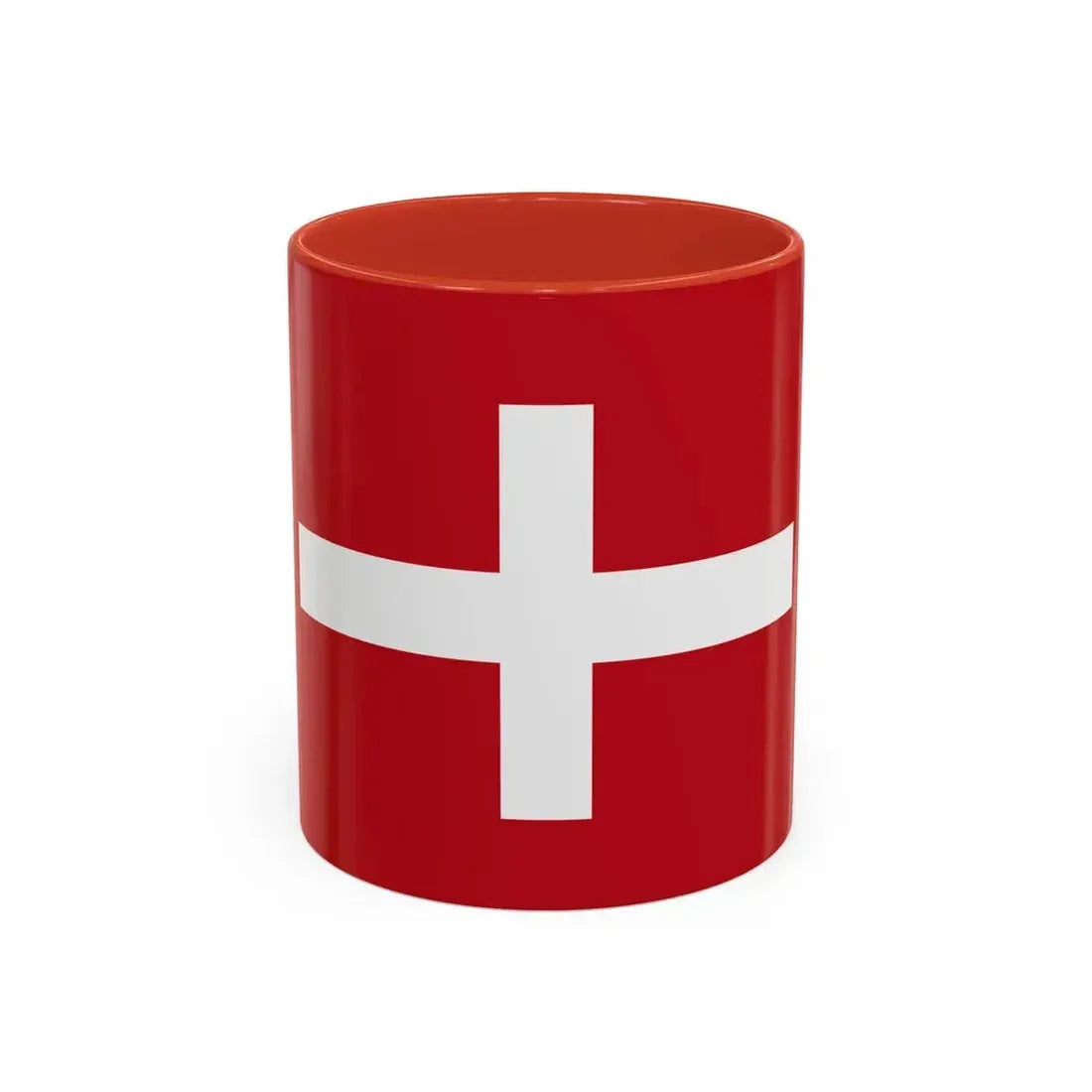 Flag of Republic of Noli Italy - Accent Coffee Mug 11oz Red - Go Mug Yourself