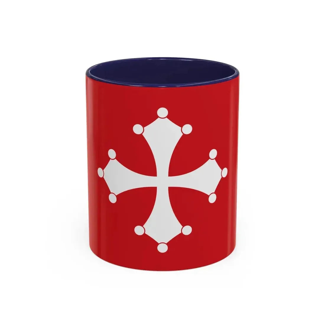 Flag of Republic of Pisa Italy - Accent Coffee Mug 11oz Navy - Go Mug Yourself