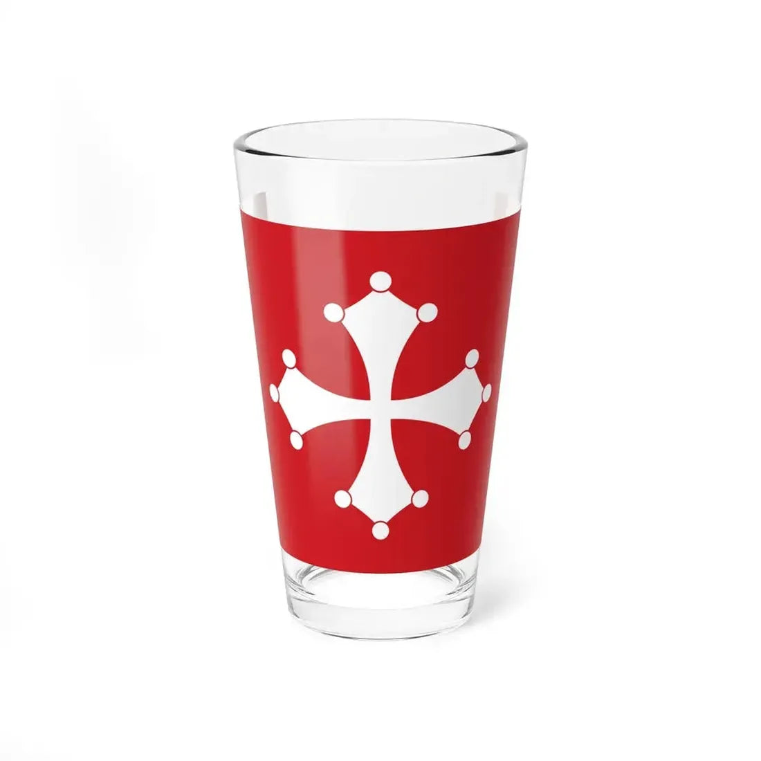 Flag of Republic of Pisa Italy - Pint Glass 16oz 16oz - Go Mug Yourself