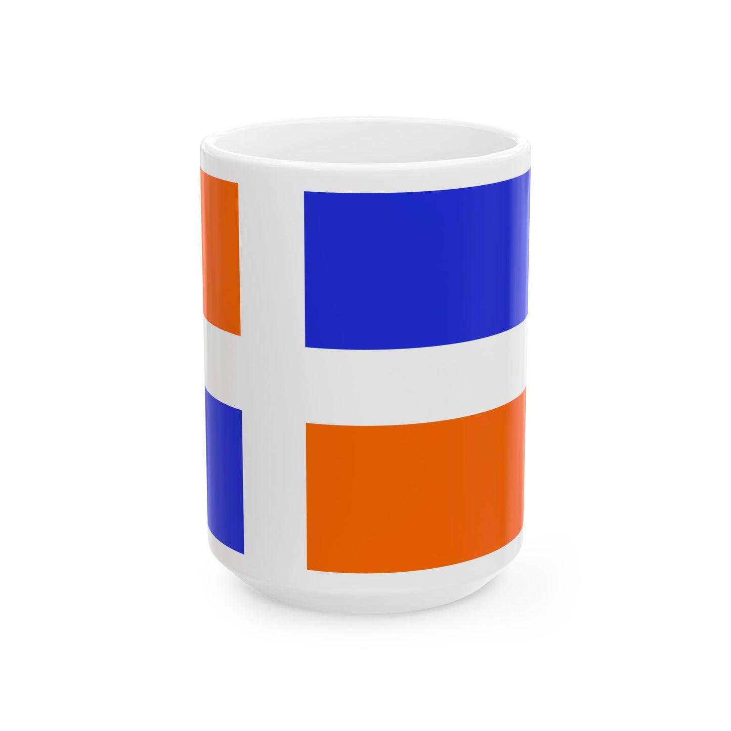 Flag of Republican Party of Georgia (Georgia) White Coffee Mug-15oz-Go Mug Yourself