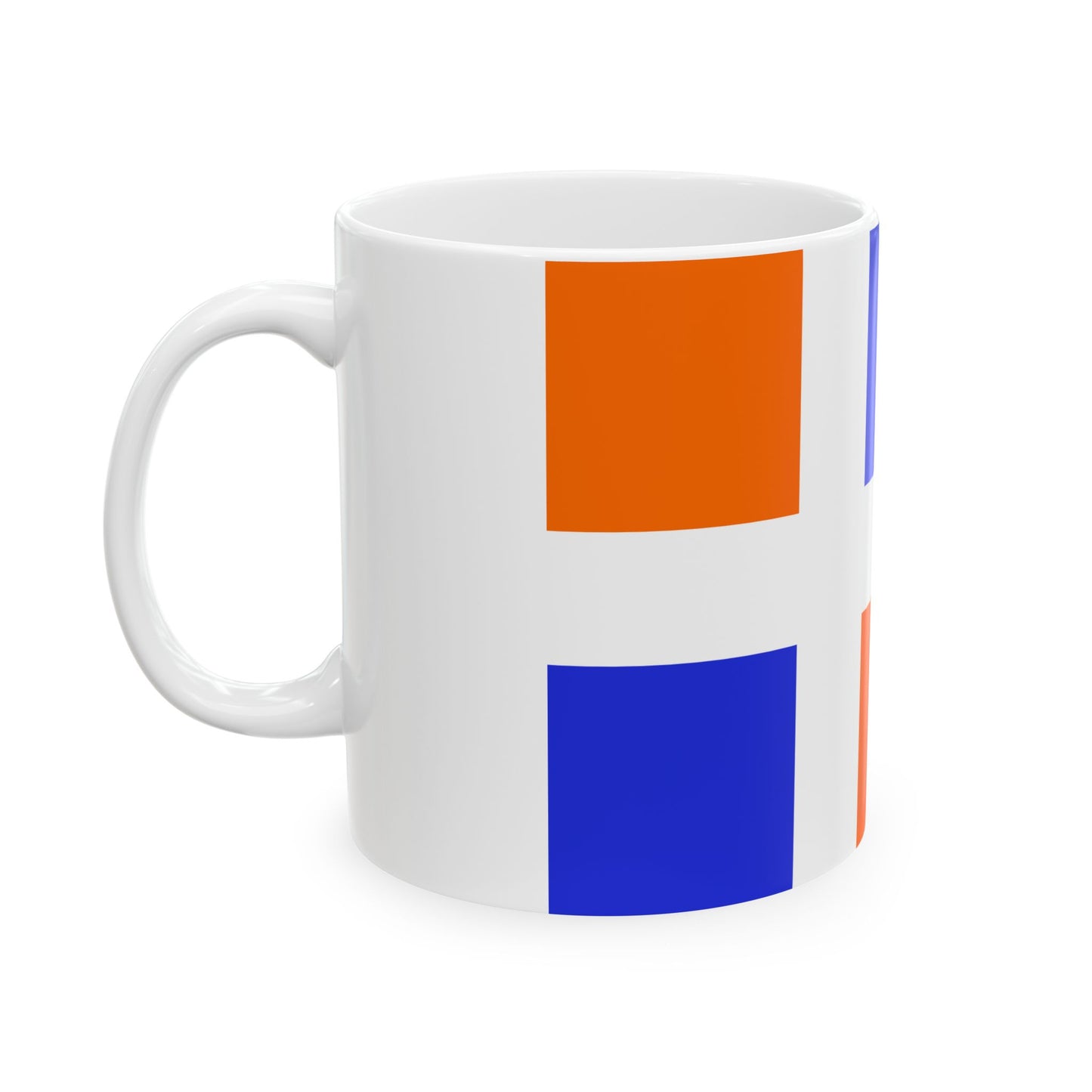 Flag of Republican Party of Georgia (Georgia) White Coffee Mug-Go Mug Yourself