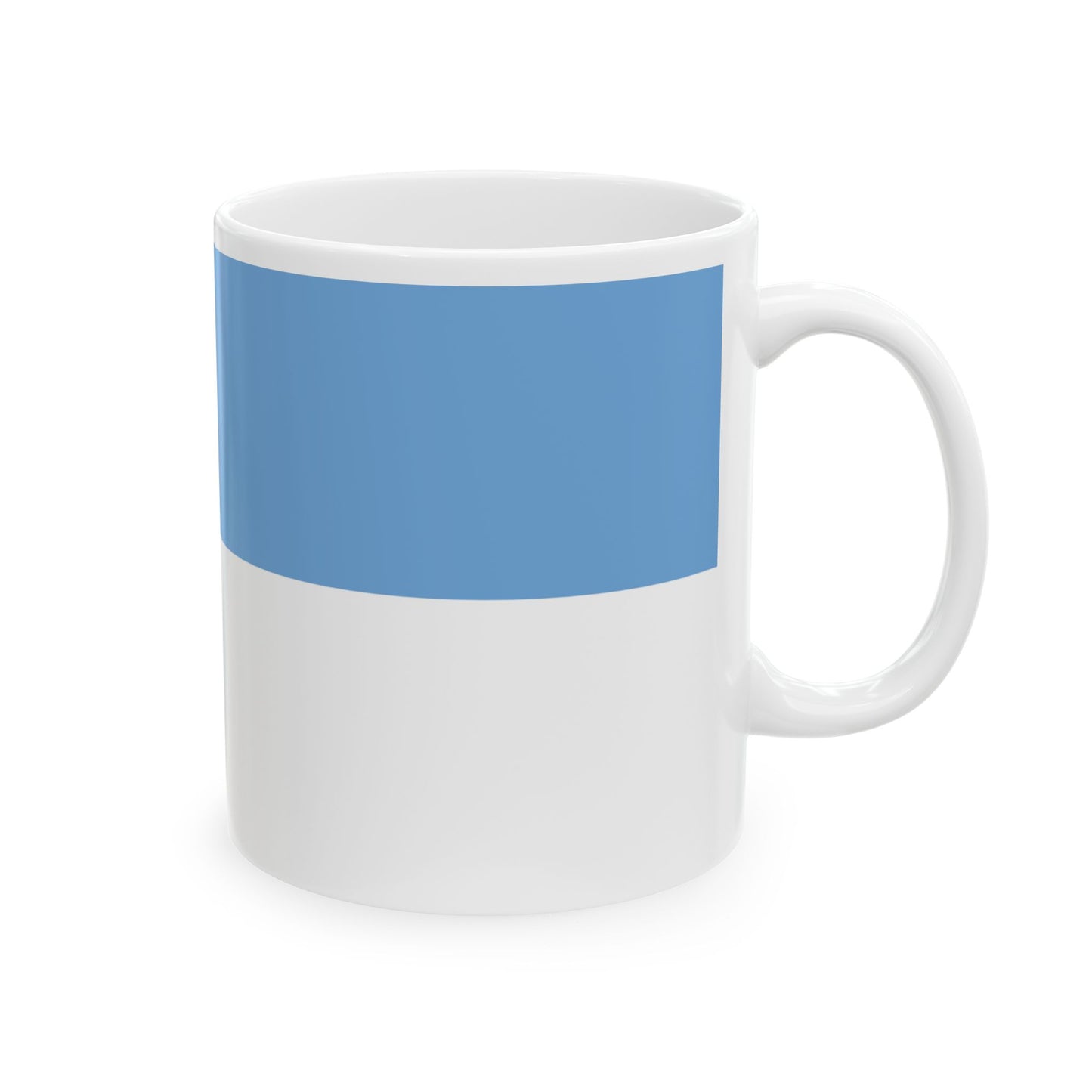 Flag of Republiqueta of Santa Cruz (Argentina) White Coffee Mug-Go Mug Yourself