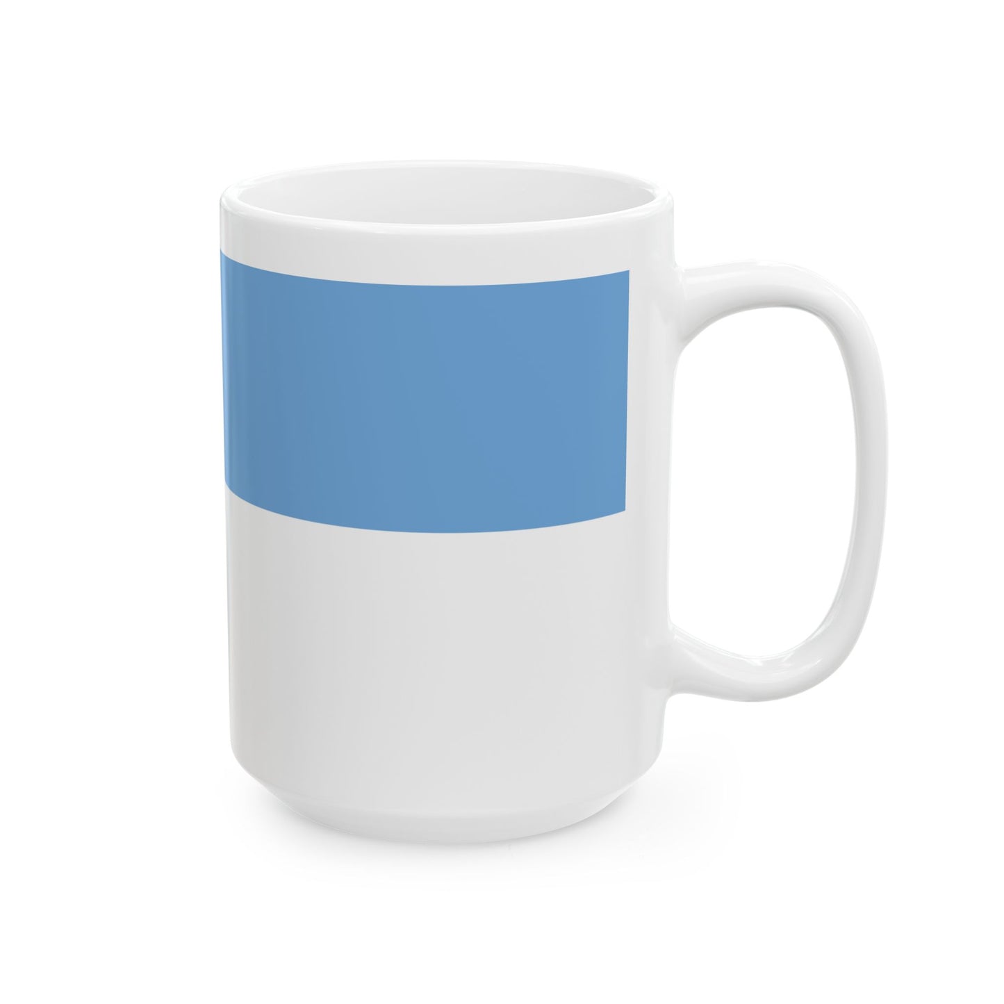 Flag of Republiqueta of Santa Cruz (Argentina) White Coffee Mug-Go Mug Yourself