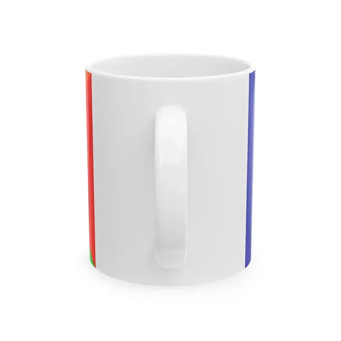 Flag of Reunion APDR proposal (France) White Coffee Mug - Go Mug Yourself