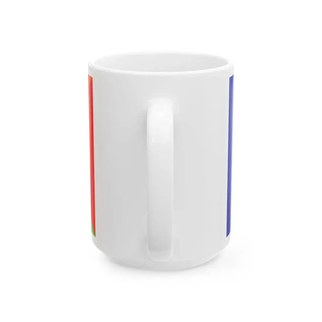 Flag of Reunion APDR proposal (France) White Coffee Mug - Go Mug Yourself