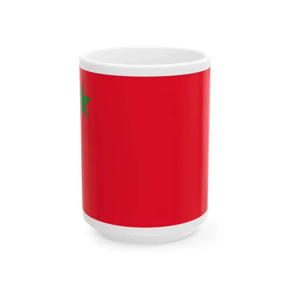 Flag of Revolutionary Party of Benin (Benin) White Coffee Mug 15oz - Go Mug Yourself