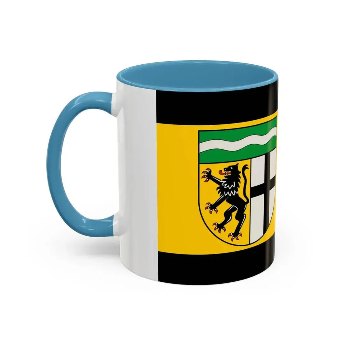 Flag of Rhein Erft Kreis Germany - Accent Coffee Mug - Go Mug Yourself
