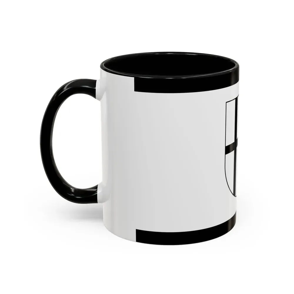 Flag of Rhein Kreises Neuss Germany - Accent Coffee Mug - Go Mug Yourself