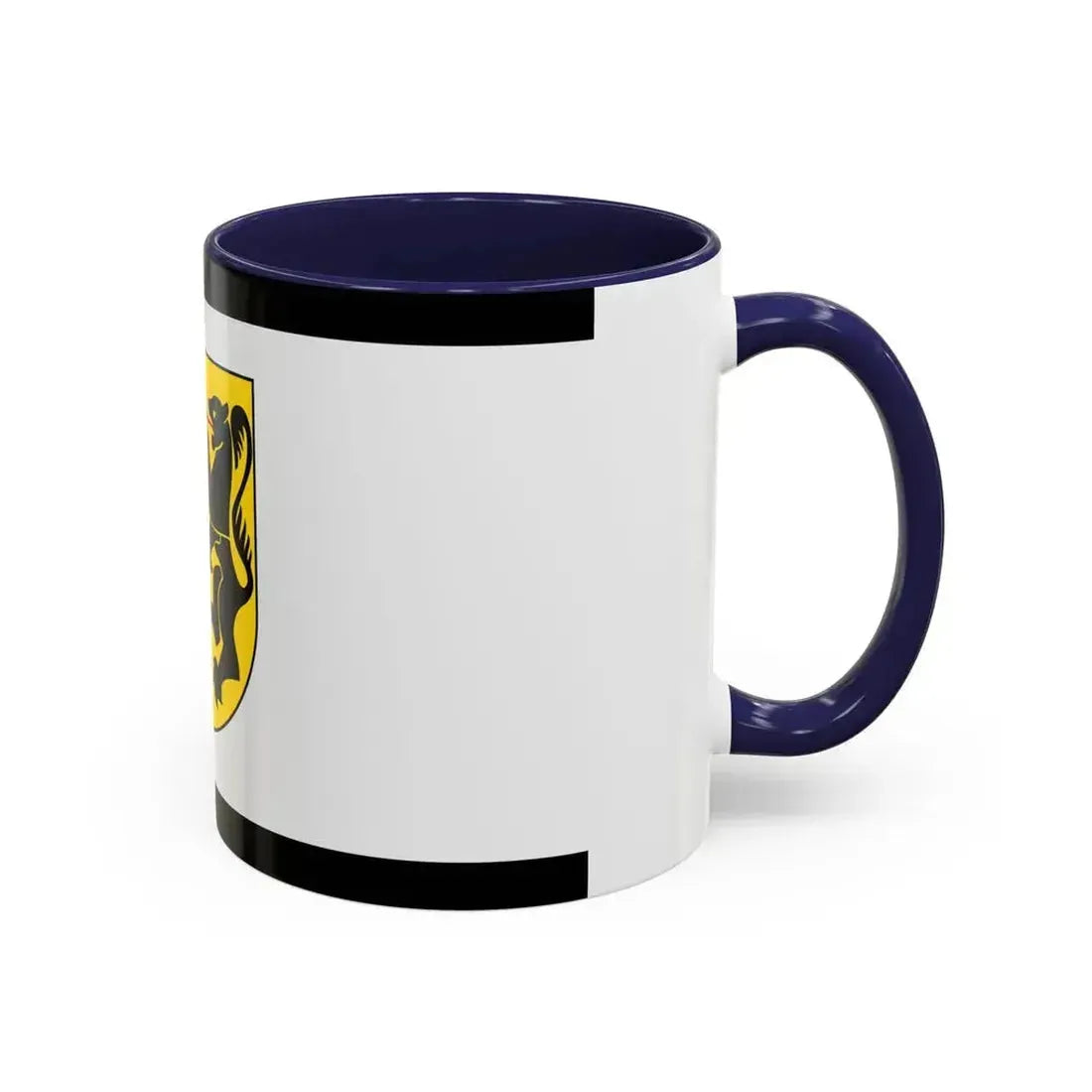 Flag of Rhein Kreises Neuss Germany - Accent Coffee Mug - Go Mug Yourself