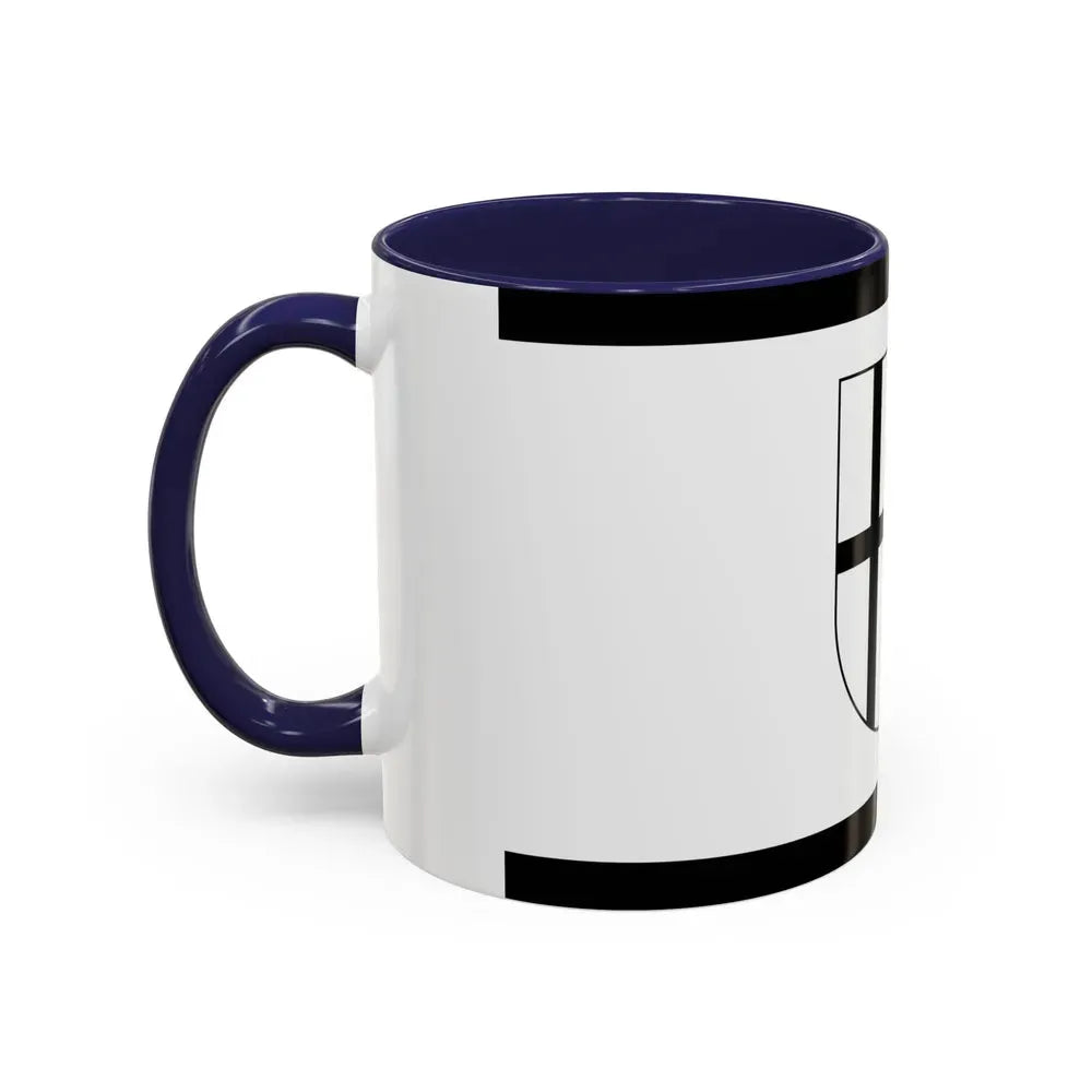 Flag of Rhein Kreises Neuss Germany - Accent Coffee Mug - Go Mug Yourself